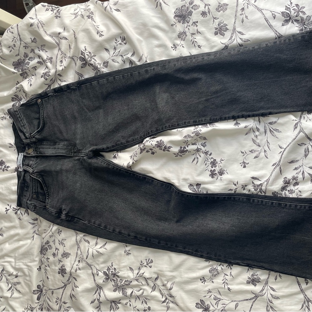 Zara Dark Gray Women's Straight Leg Jeans